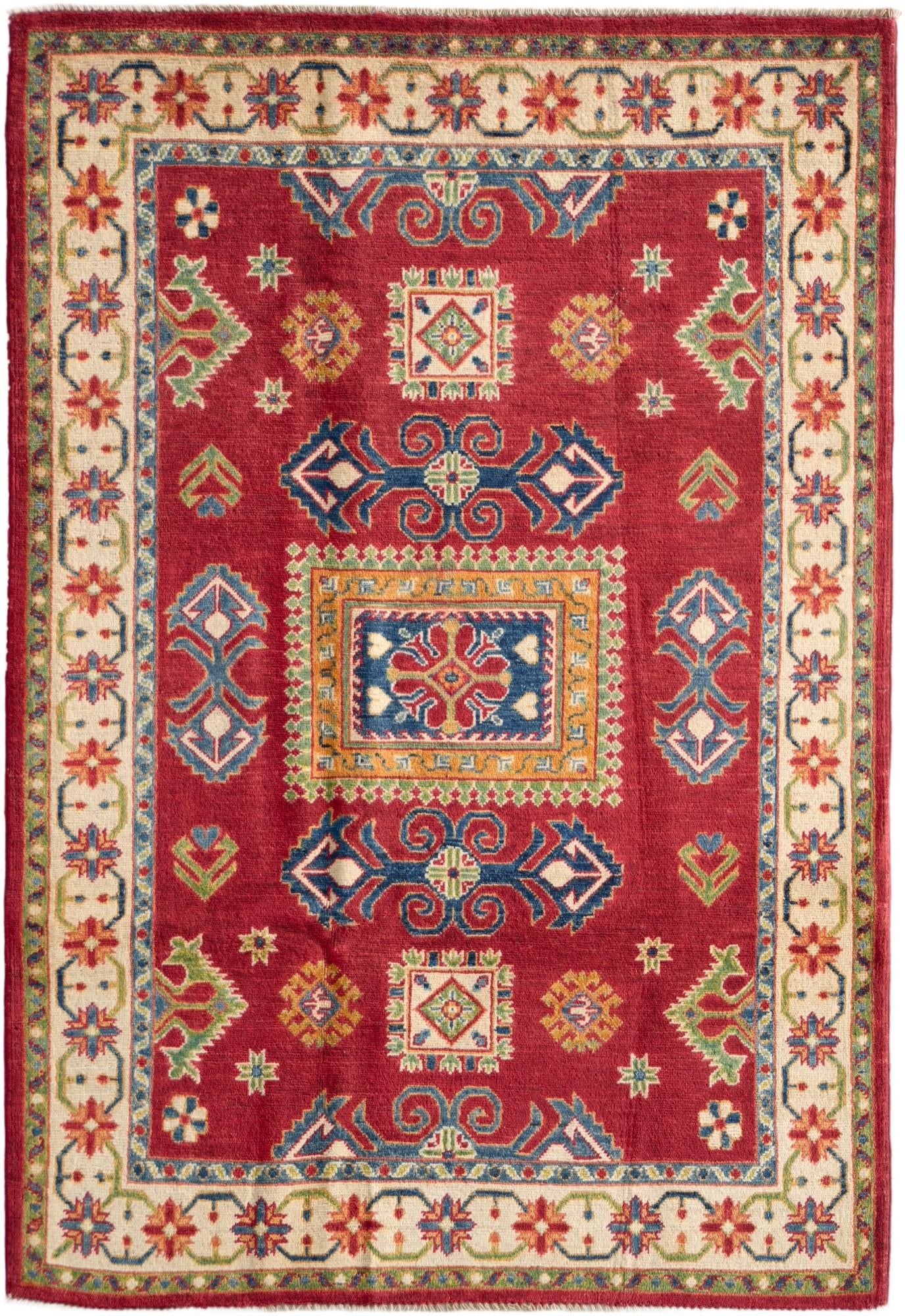 125cm x 185cm Hand Knotted Kazak Rug