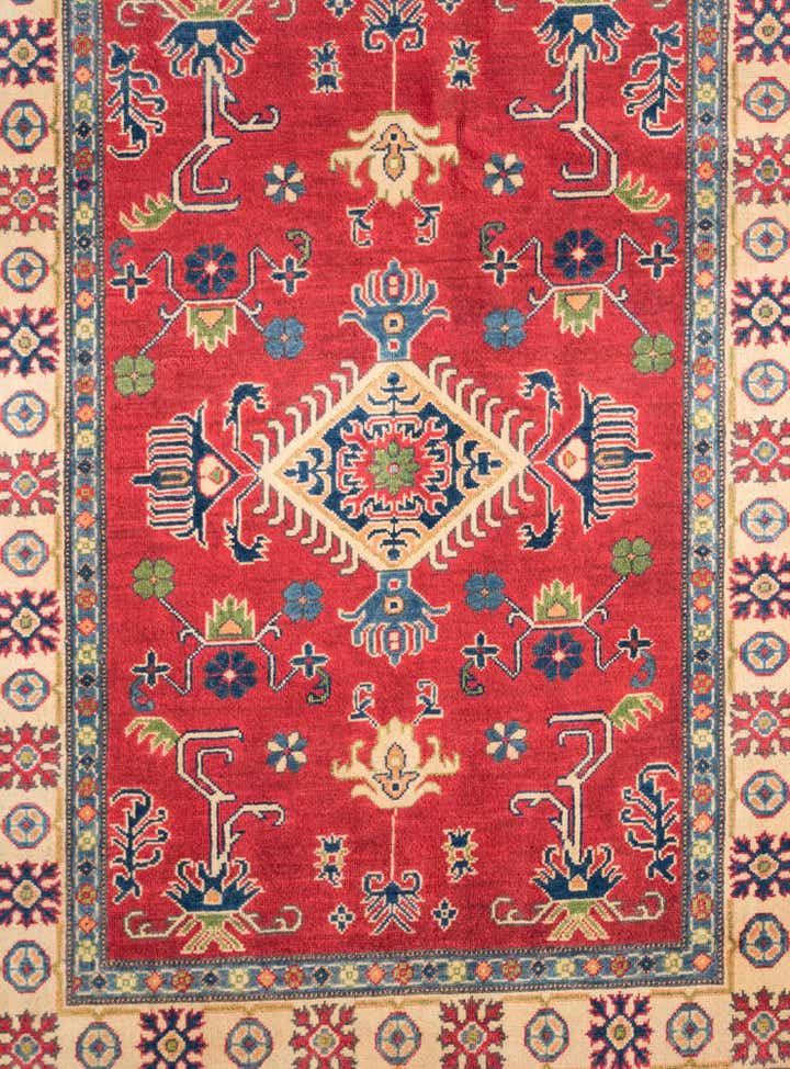 4' x 5' 11 Hand Knotted Kazak Rug