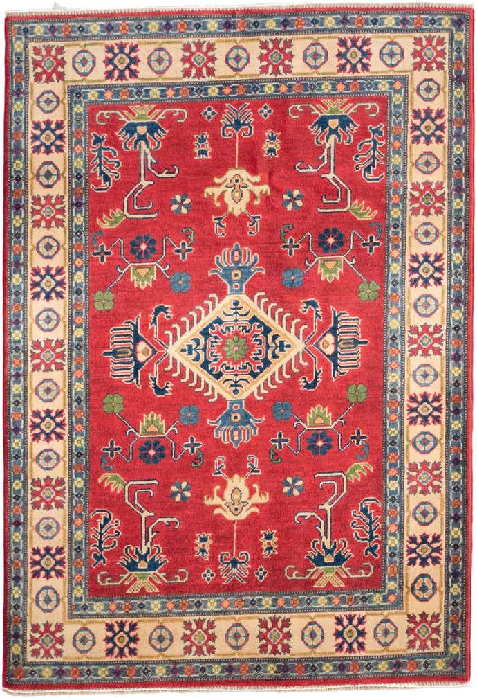 4' x 5' 11 Hand Knotted Kazak Rug