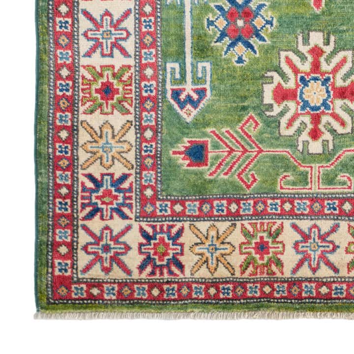 100cm x 150cm Handgeknüpft Kazak Teppich