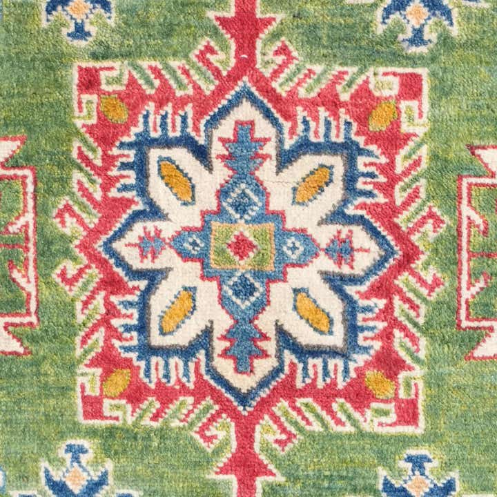 100cm x 150cm Handgeknüpft Kazak Teppich