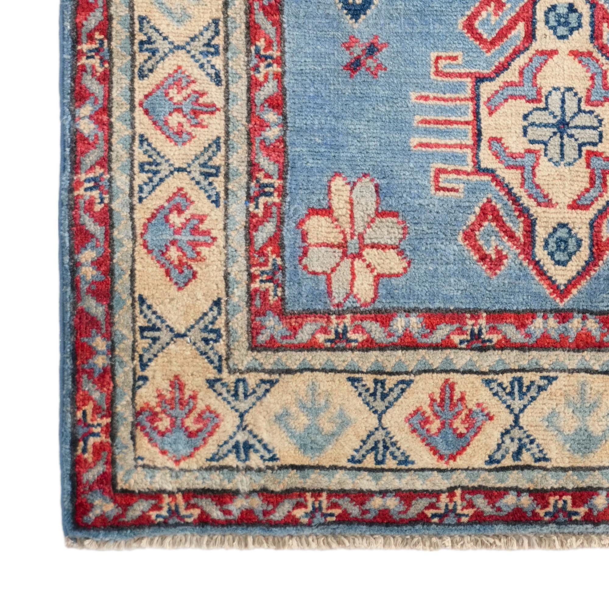 80cm x 135cm Hand Knotted Kazak Rug
