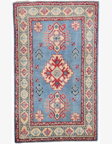 2' 8 x 4' 4 Hand Knotted Kazak Rug