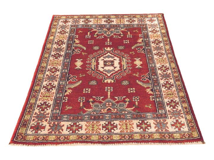 2' 9 x 4' Hand Knotted Kazak Rug