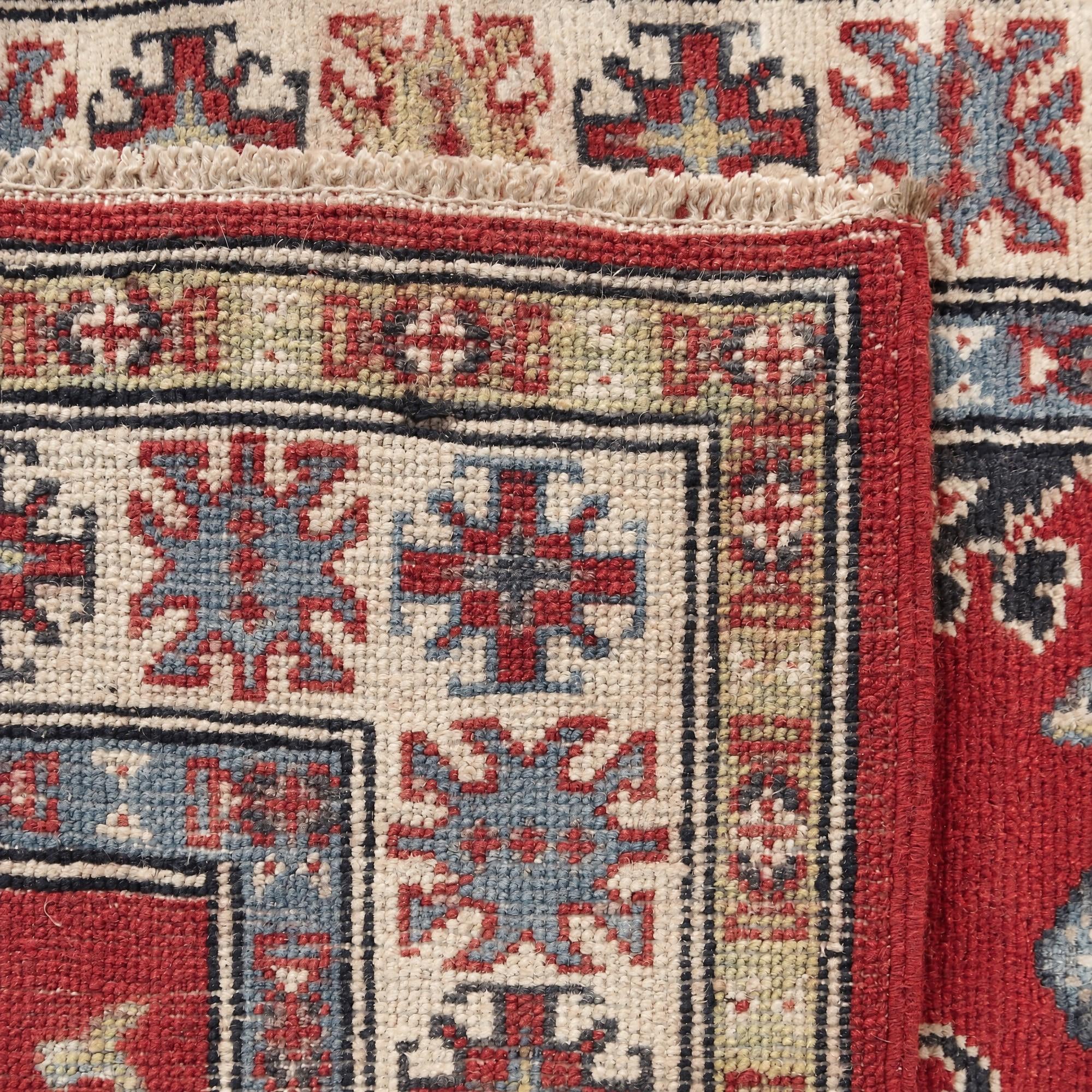Detail image 11 of 11: 2' 9 x 4' Hand Knotted Kazak Rug