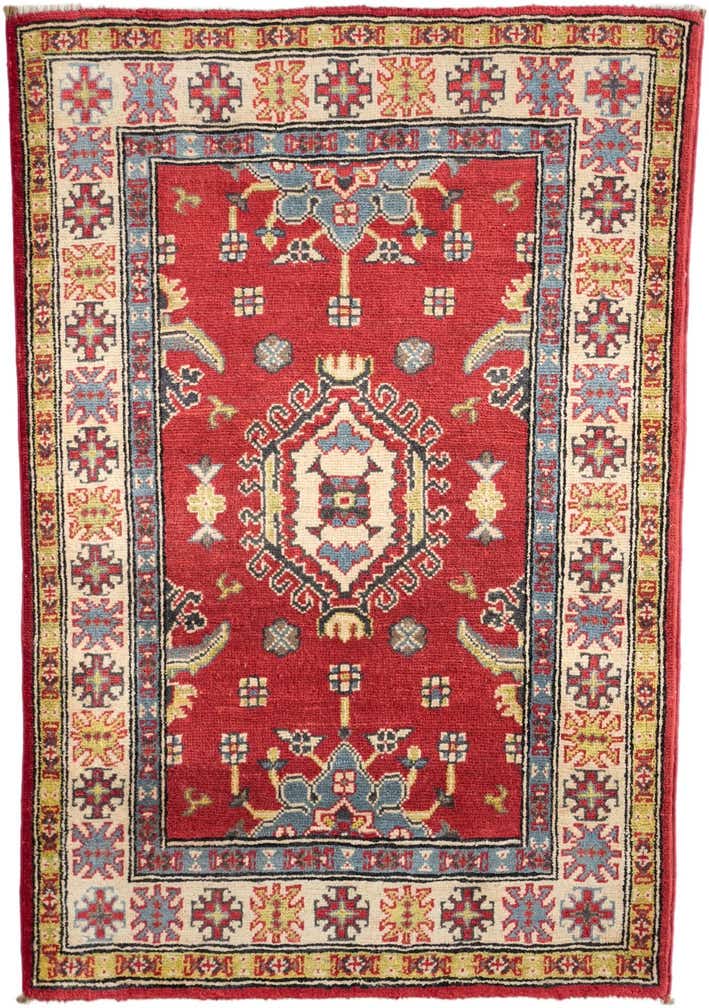 2' 9 x 4' Hand Knotted Kazak Rug