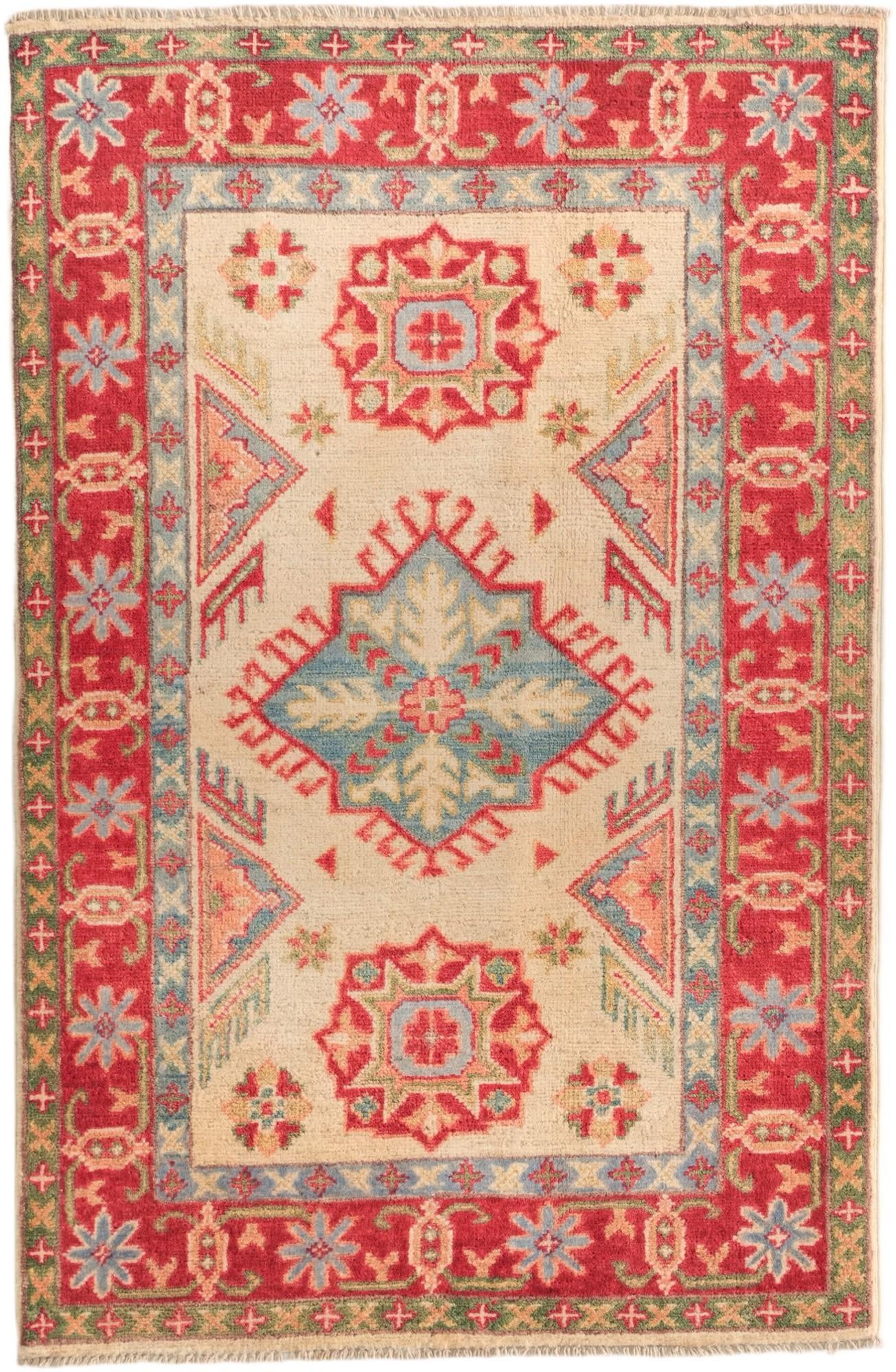 2' 8 x 4' 2 Hand Knotted Kazak Rug