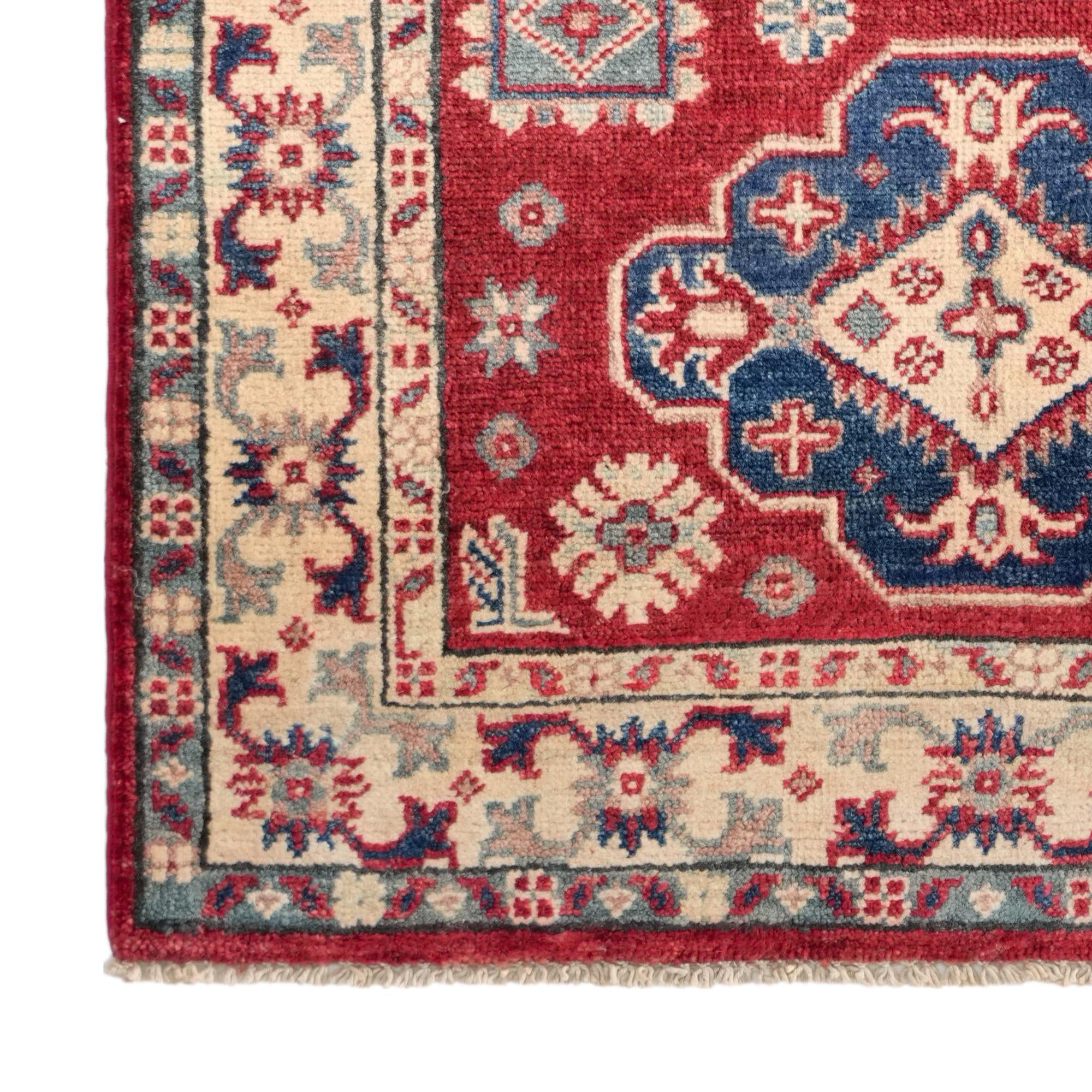2' 8 x 3' 11 Hand Knotted Kazak Rug