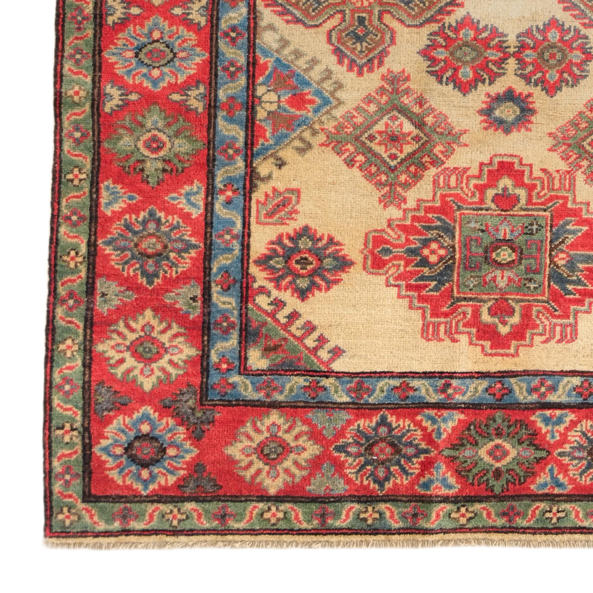 4' 7 x 6' 8 Hand Knotted Kazak Rug