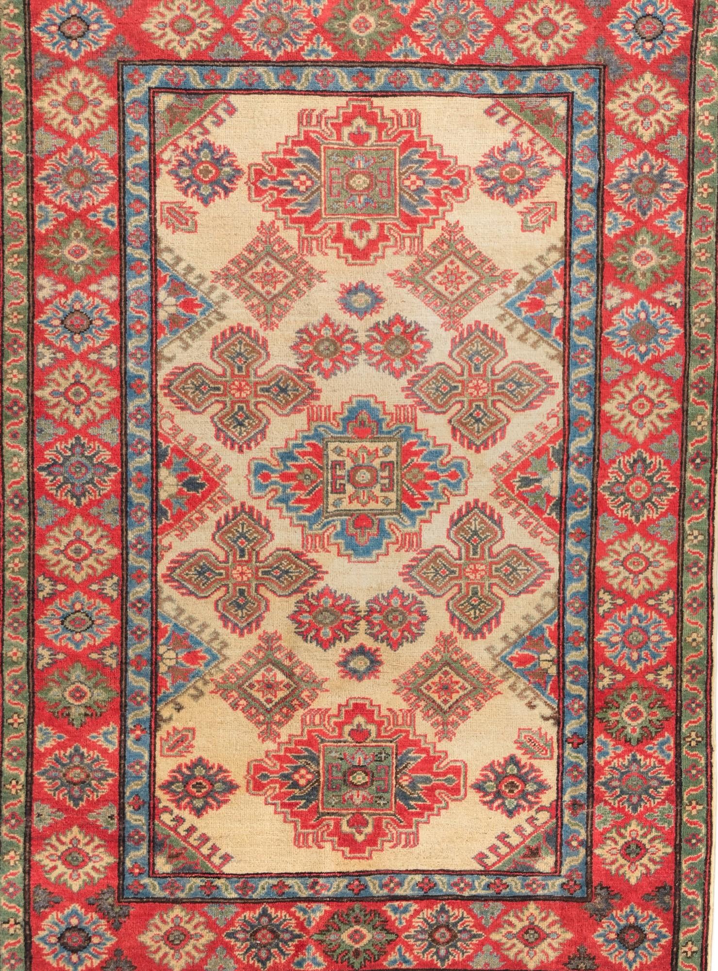 4' 7 x 6' 8 Hand Knotted Kazak Rug