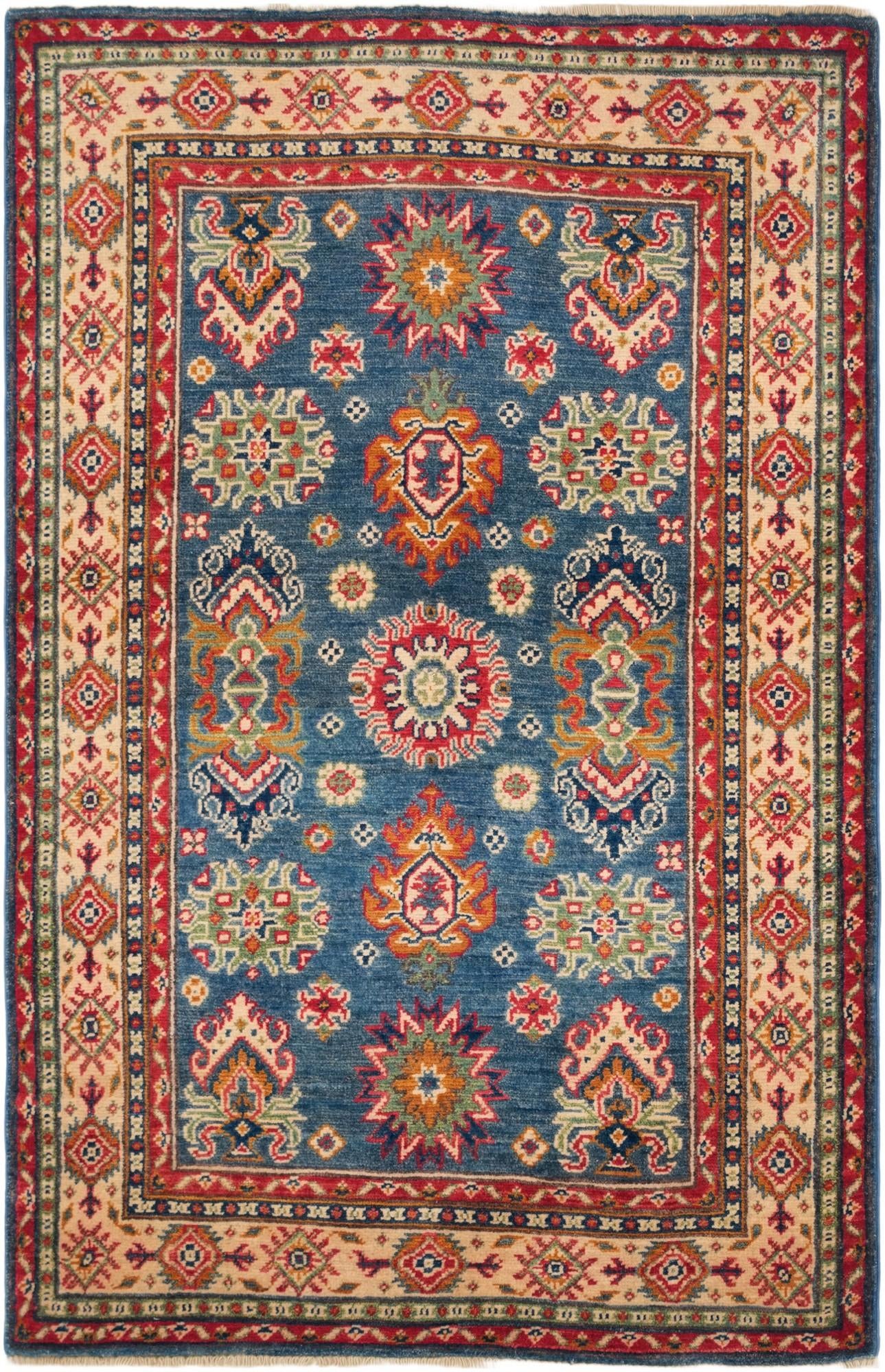 3' 3 x 5' 1 Hand Knotted Kazak Rug