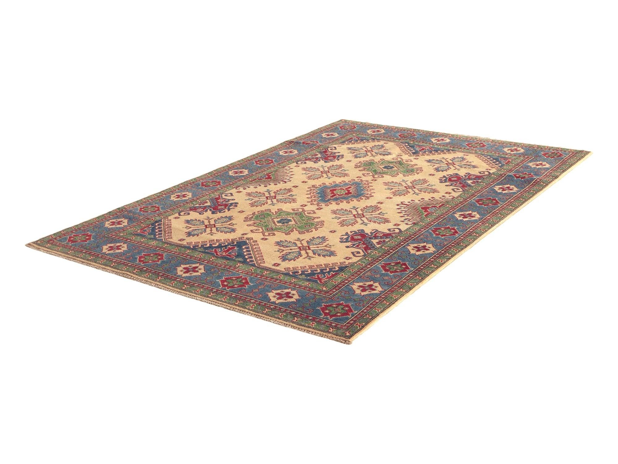 5' x 7' 5 Hand Knotted Kazak Rug