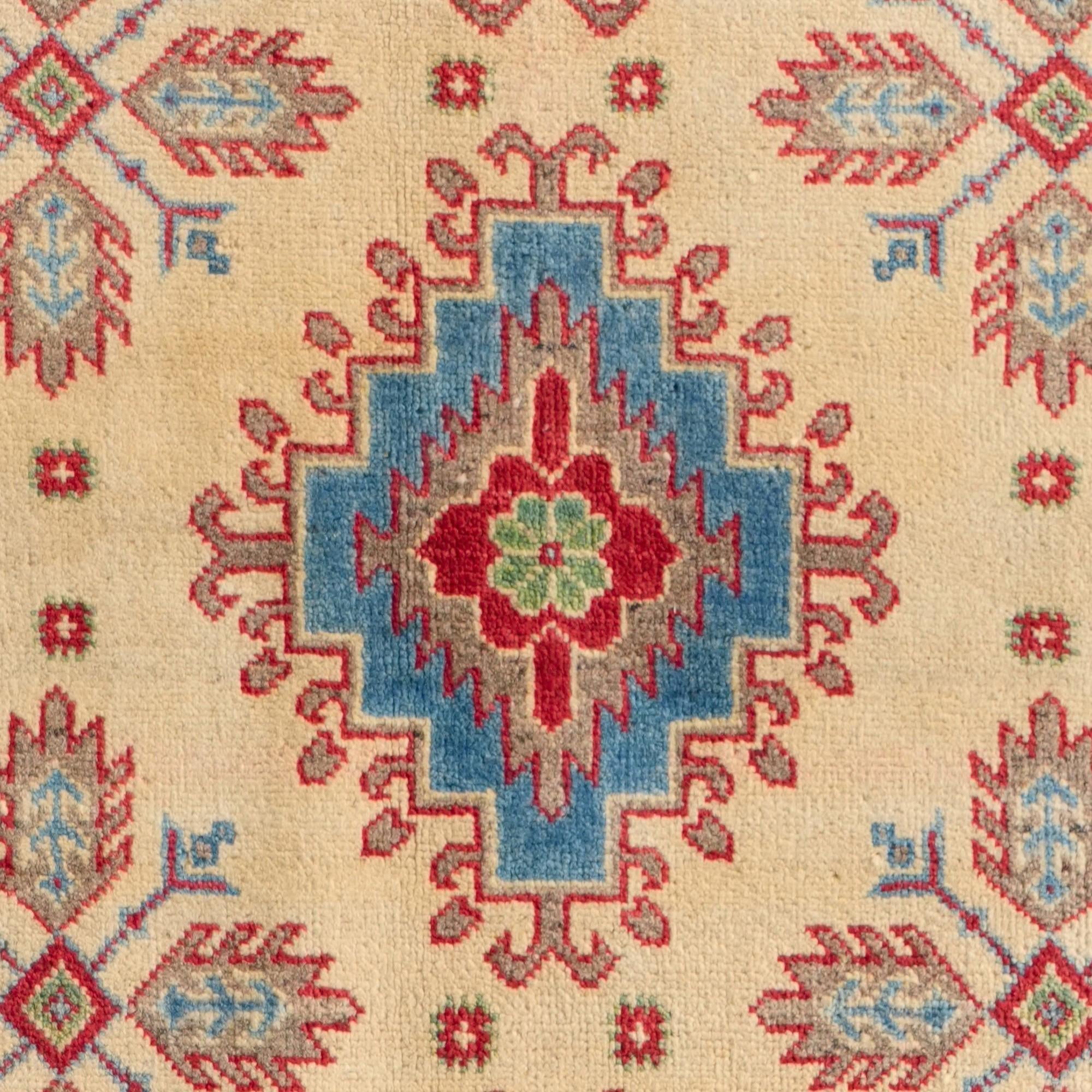 5' x 7' 5 Hand Knotted Kazak Rug