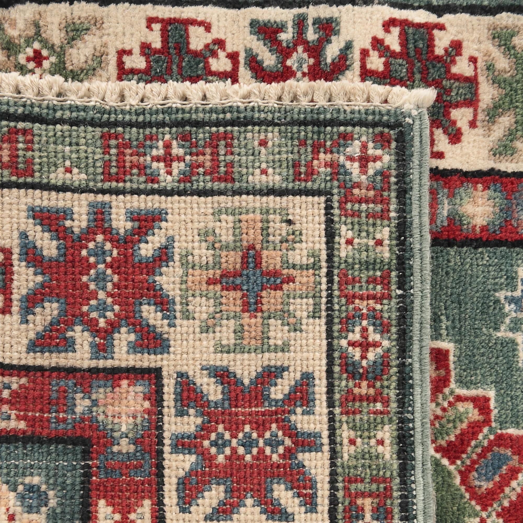 60cm x 90cm Hand Knotted Kazak Rug
