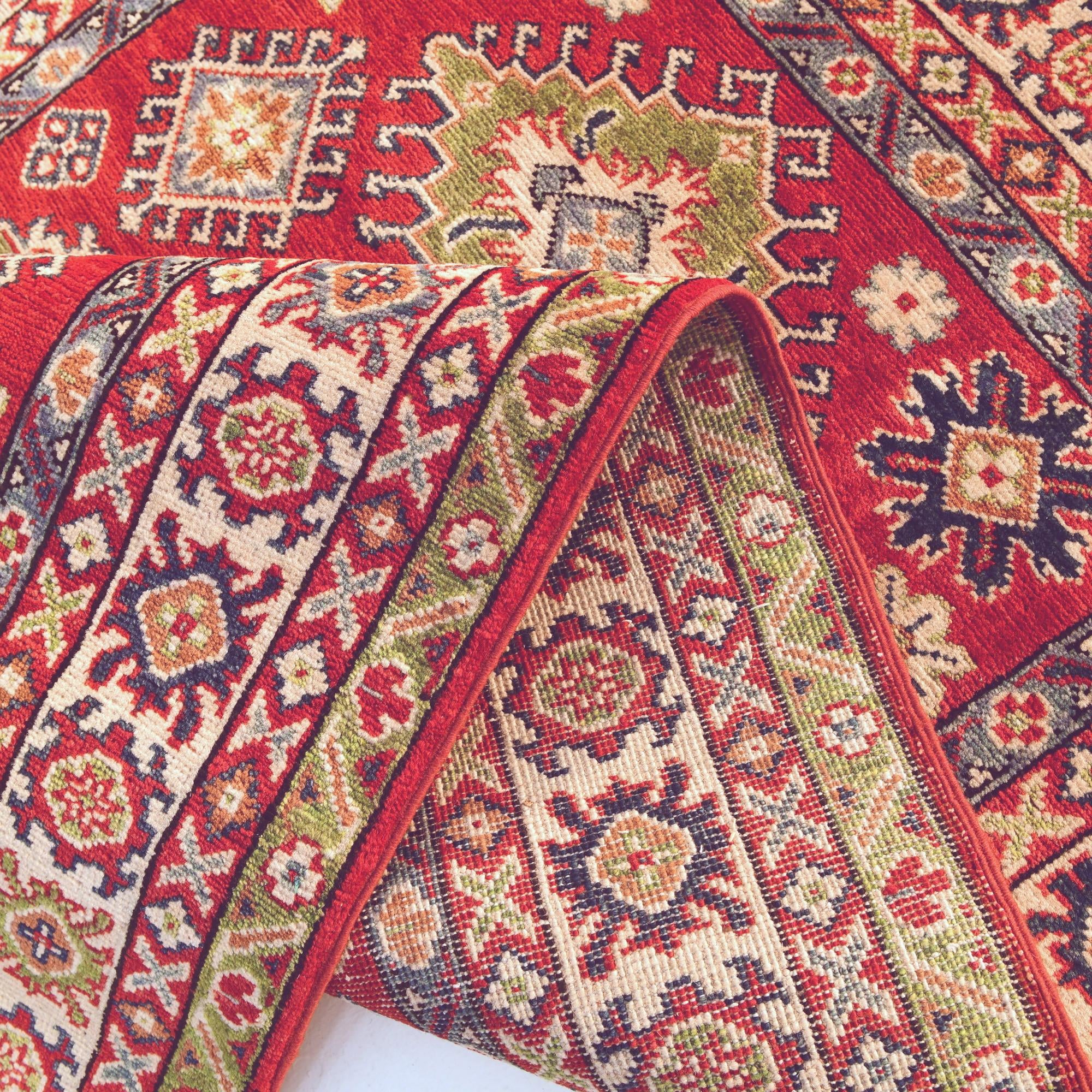 3' 11 x 6' 1 Hand Knotted Kazak Rug