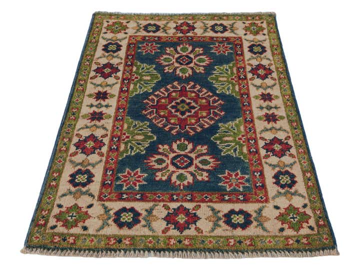 1' 10 x 2' 11 Hand Knotted Kazak Rug