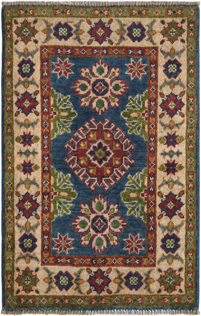 1' 10 x 2' 11 Hand Knotted Kazak Rug