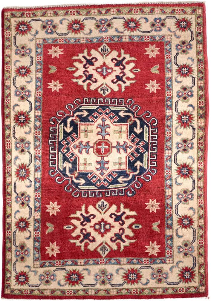 2' 8 x 3' 10 Hand Knotted Kazak Rug