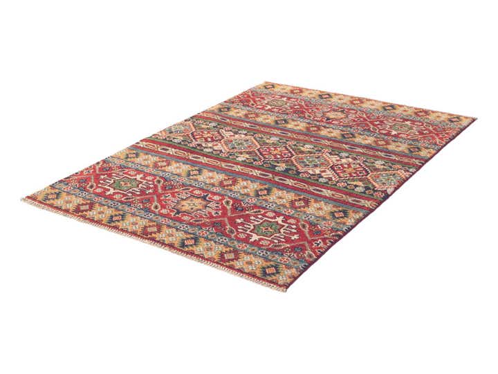 3' 6 x 4' 10 Hand Knotted Kazak Rug