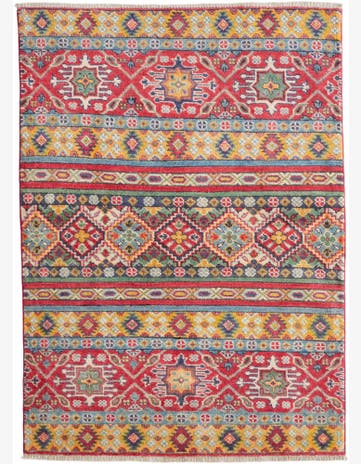 3' 6 x 4' 10 Hand Knotted Kazak Rug