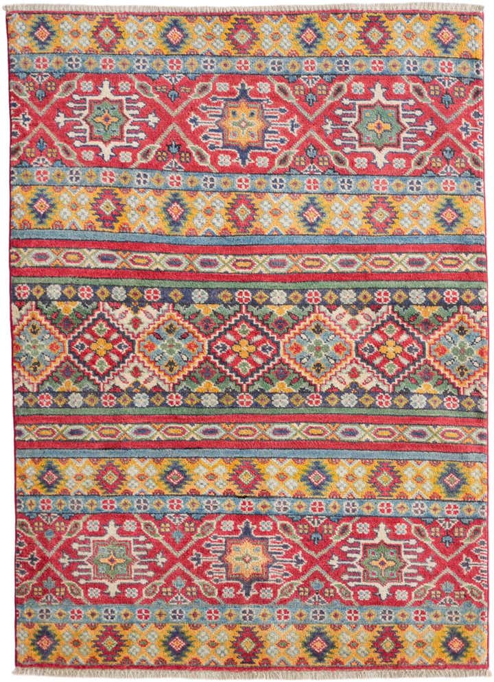 3' 6 x 4' 10 Hand Knotted Kazak Rug