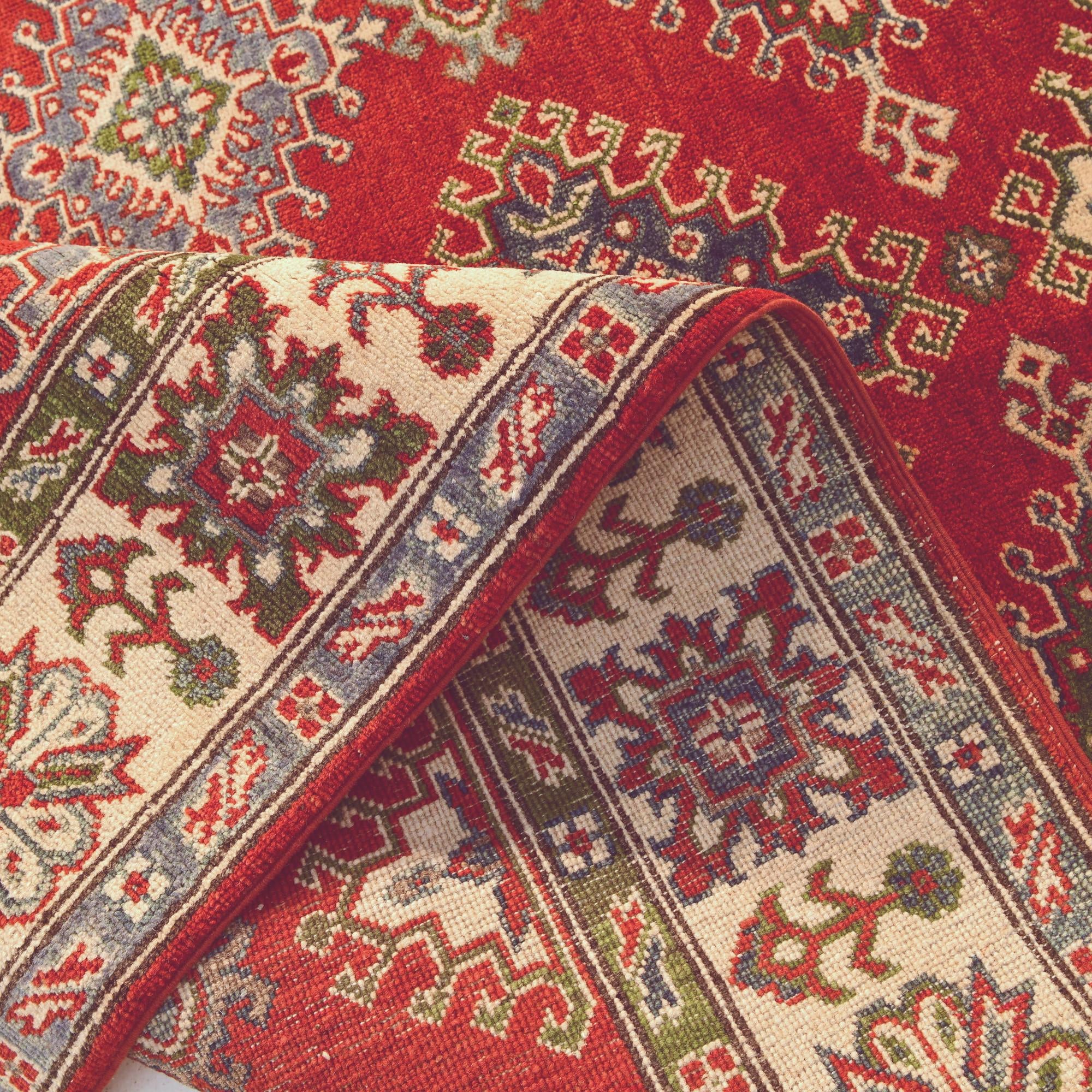 4' 11 x 6' 10 Hand Knotted Kazak Rug