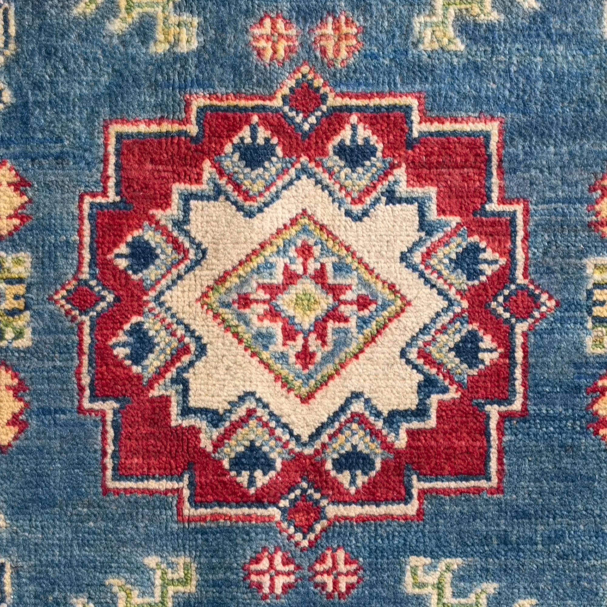 Detail image 10 of 10: 2' 8 x 4' 2 Hand Knotted Kazak Rug