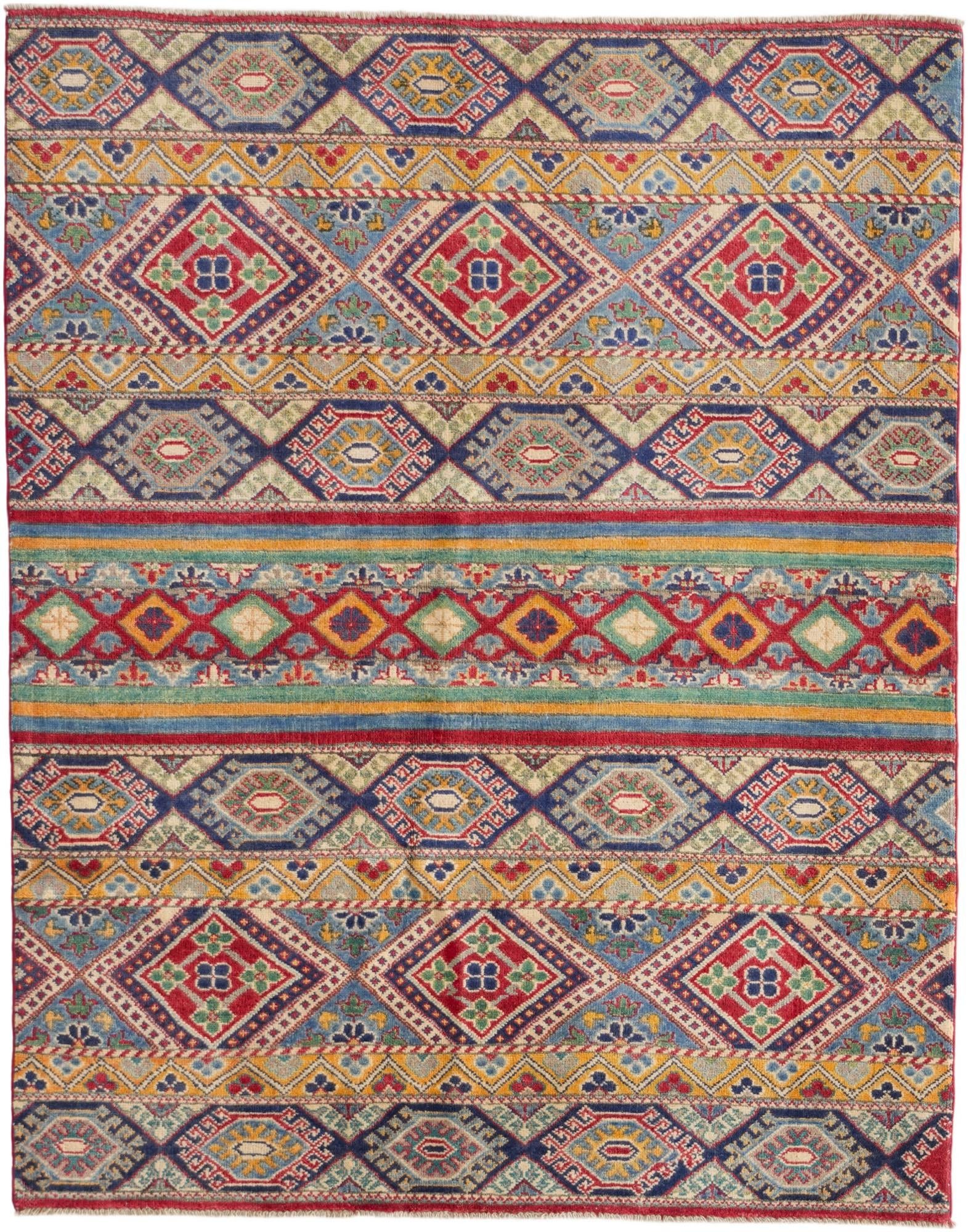 5' x 6' 5 Hand Knotted Kazak Rug