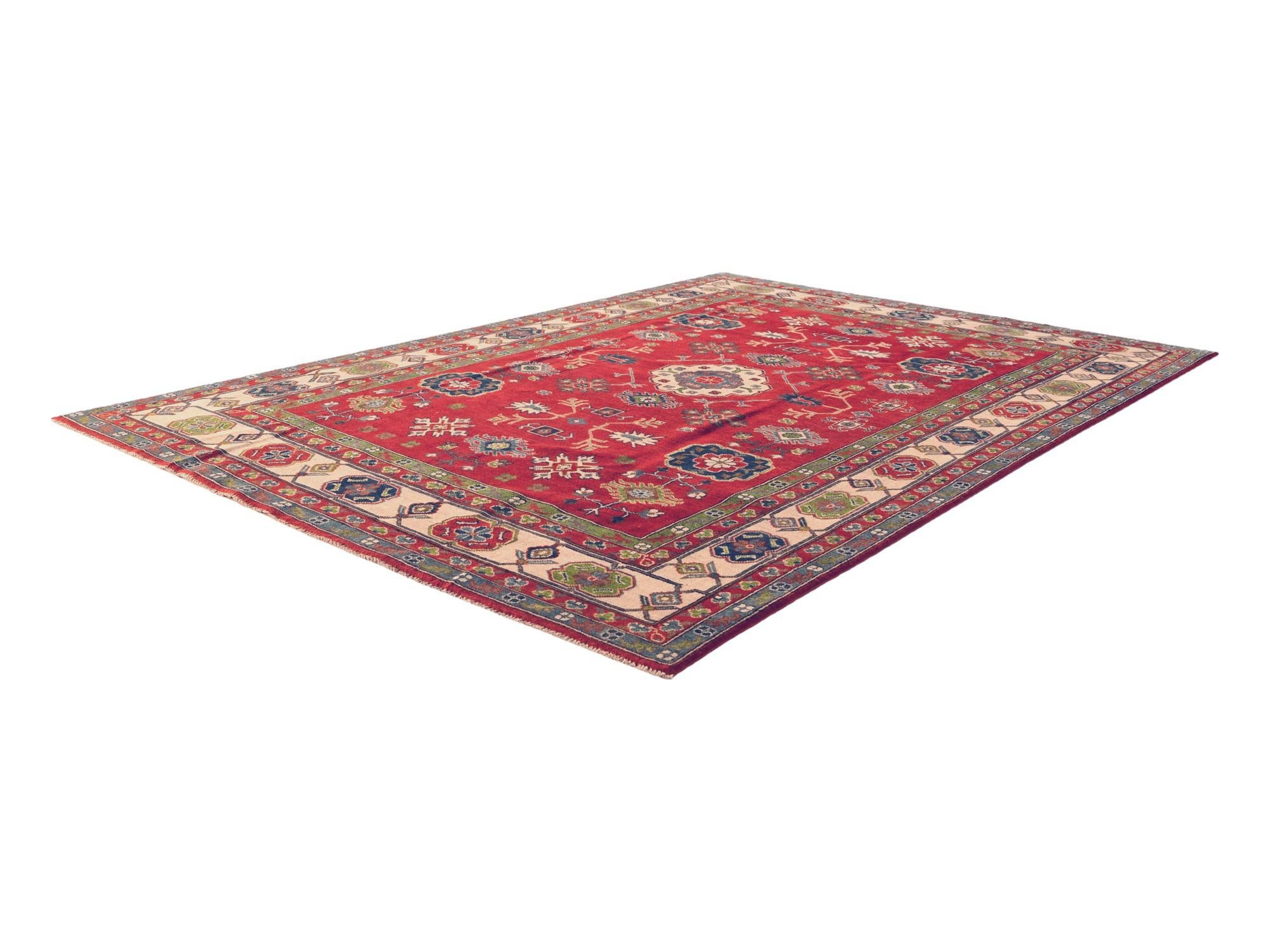 6' 9 x 9' 3 Hand Knotted Kazak Rug