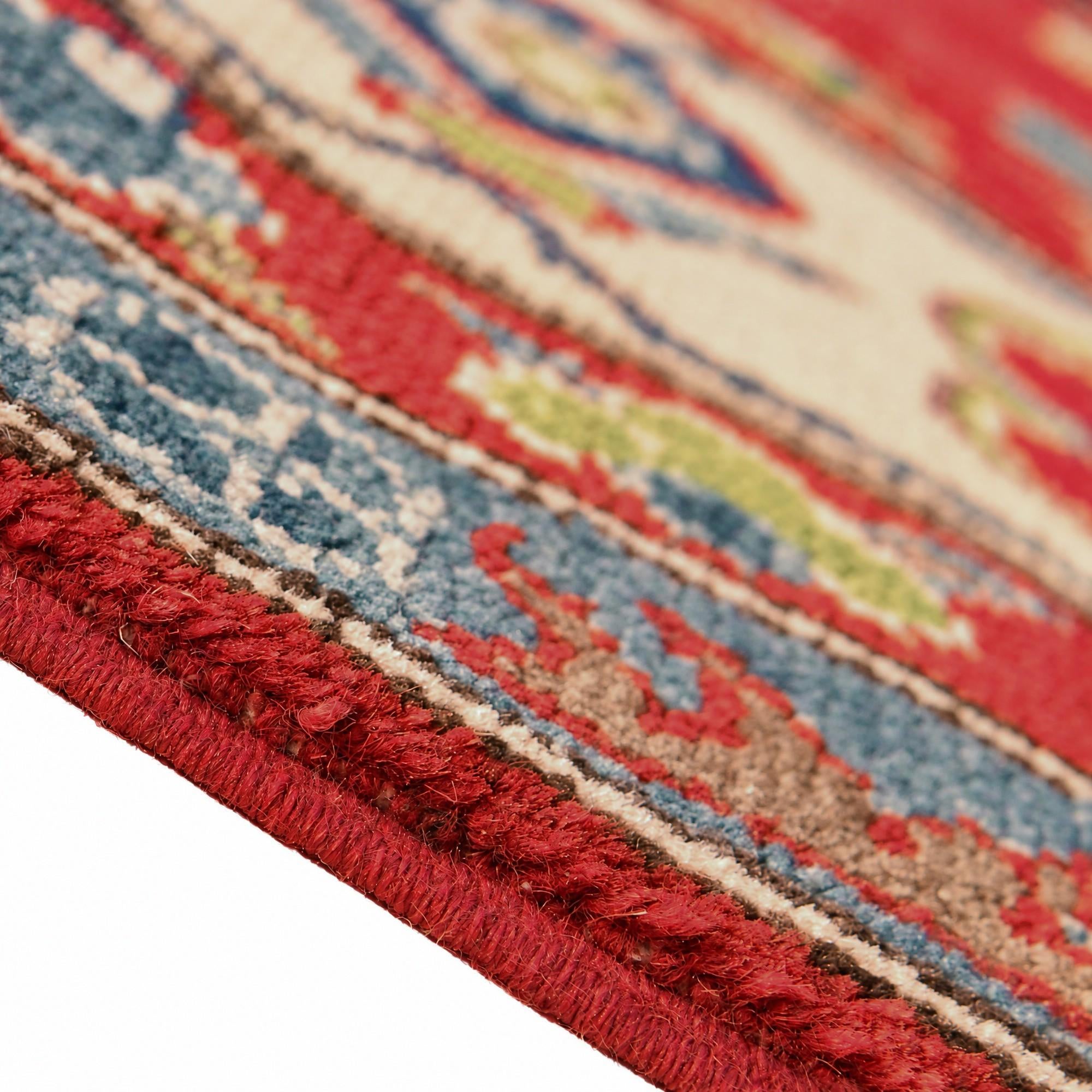 205cm x 285cm Hand Knotted Kazak Rug