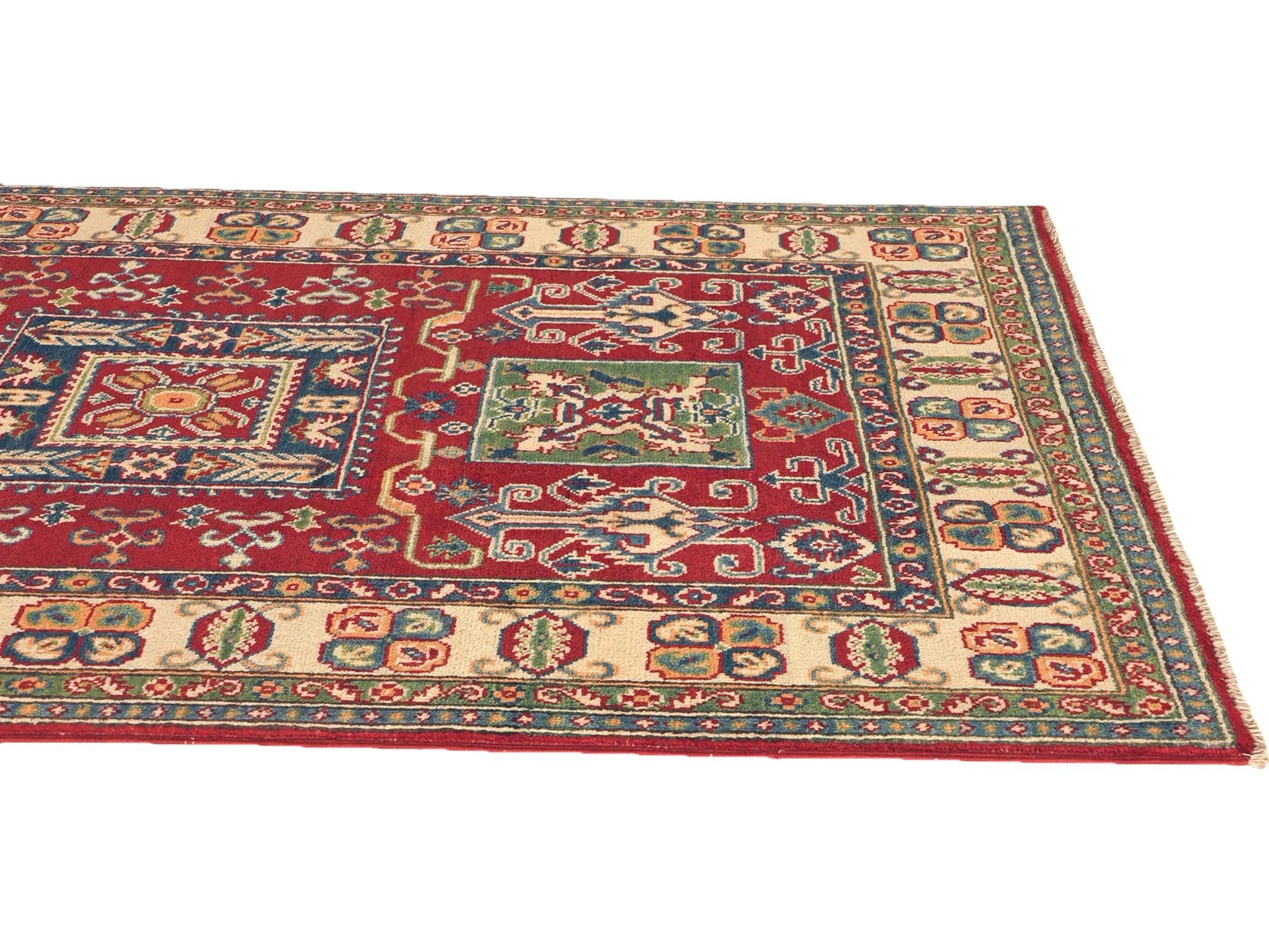 120cm x 180cm Hand Knotted Kazak Rug