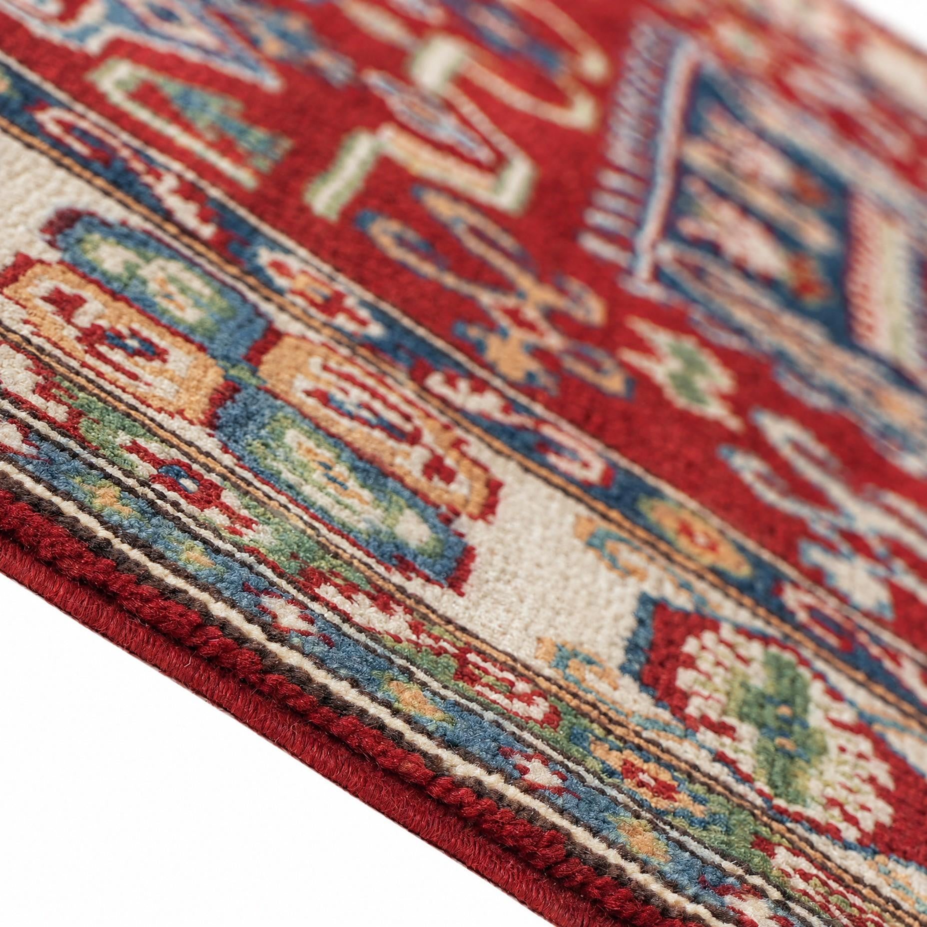 120cm x 180cm Hand Knotted Kazak Rug