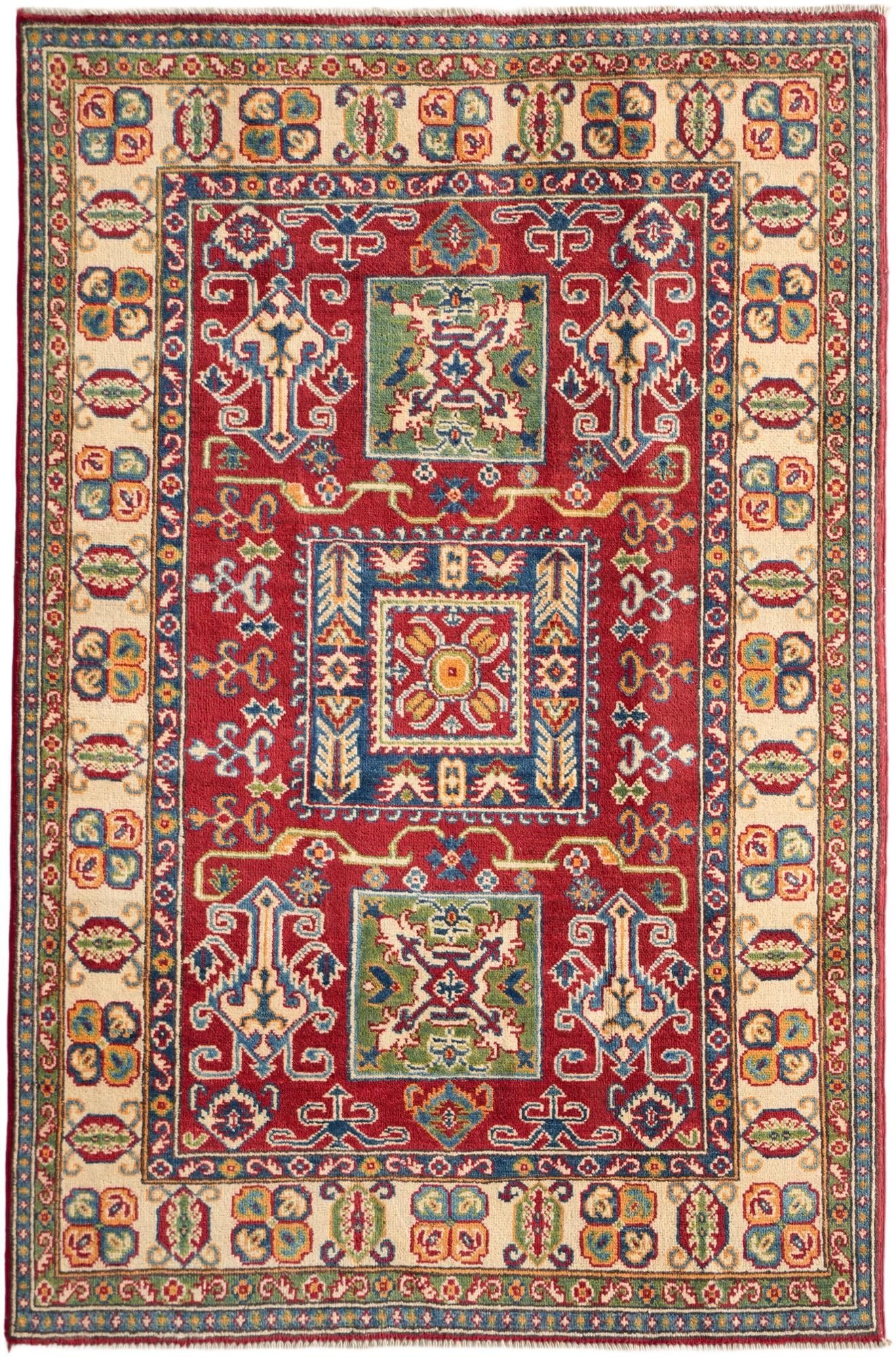 120cm x 180cm Hand Knotted Kazak Rug