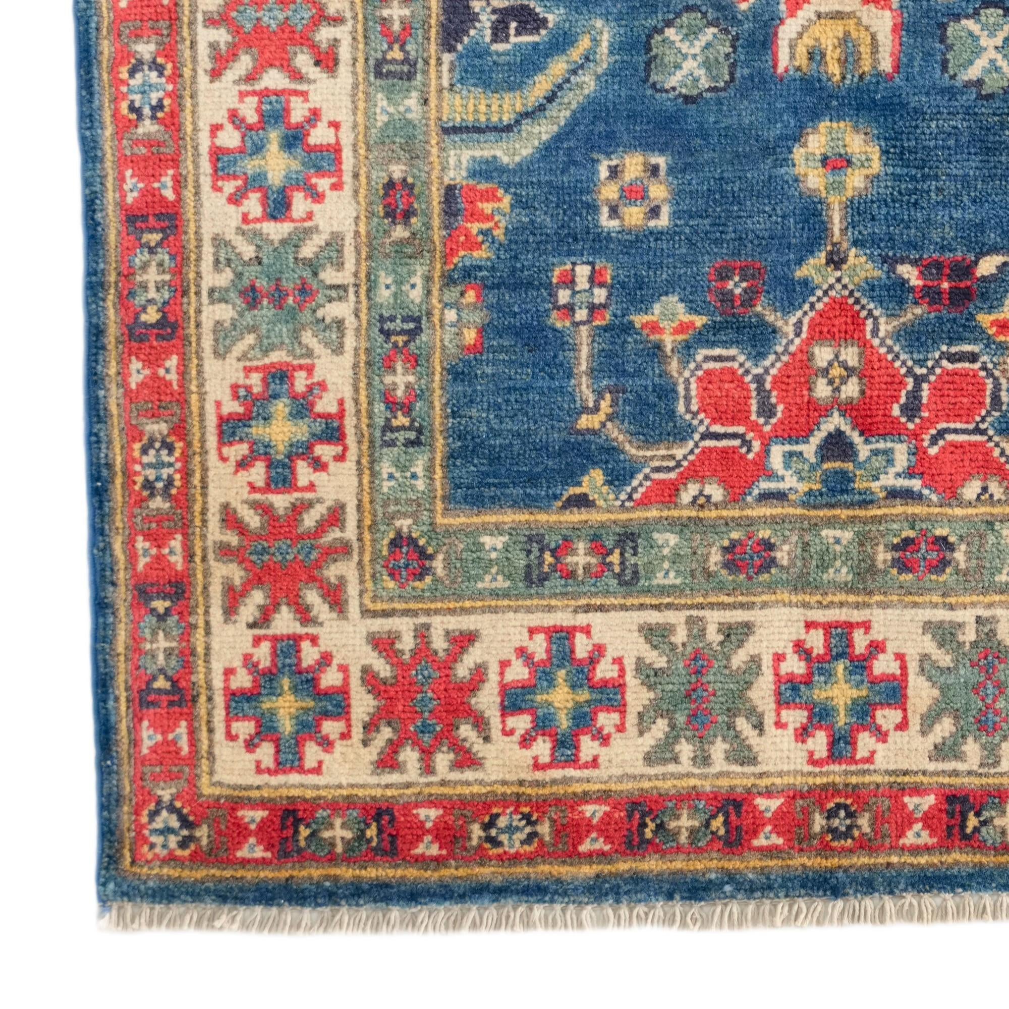 85cm x 125cm Hand Knotted Kazak Rug