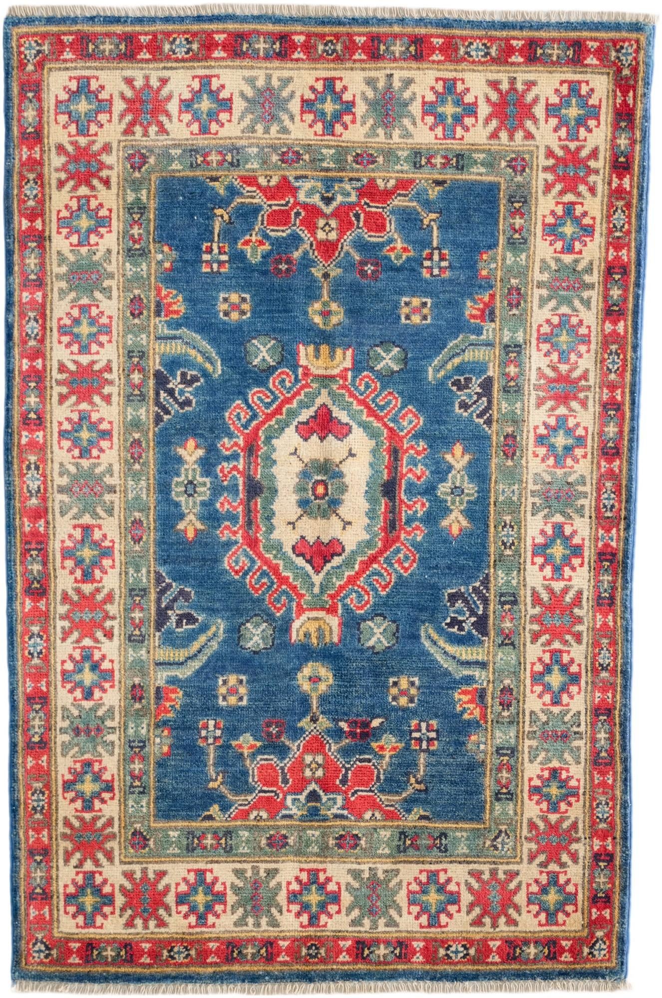 2' 9 x 4' 2 Hand Knotted Kazak Rug