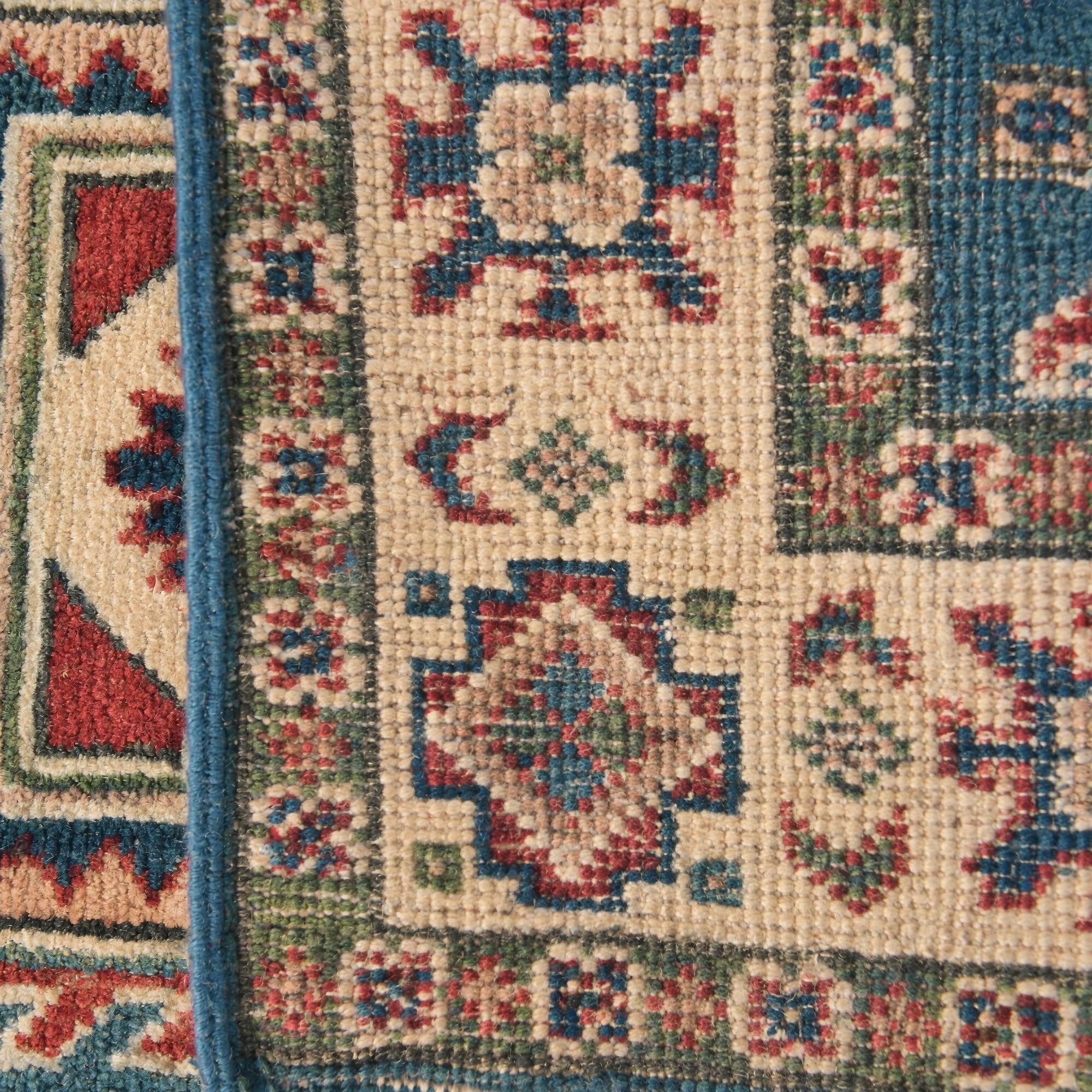 60cm x 85cm Handgeknüpft Kazak Teppich