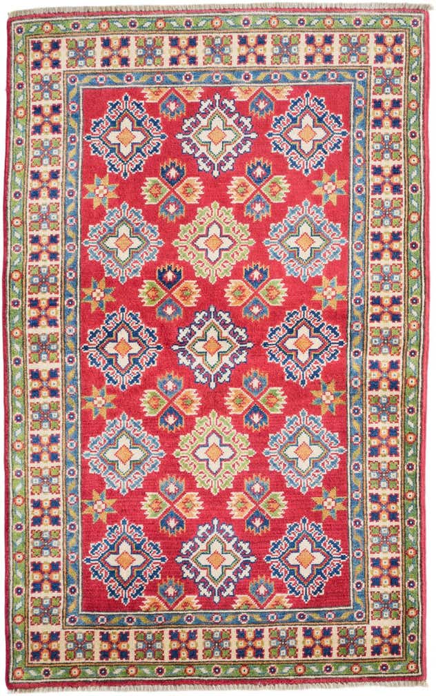 3' 3 x 5' 3 Hand Knotted Kazak Rug