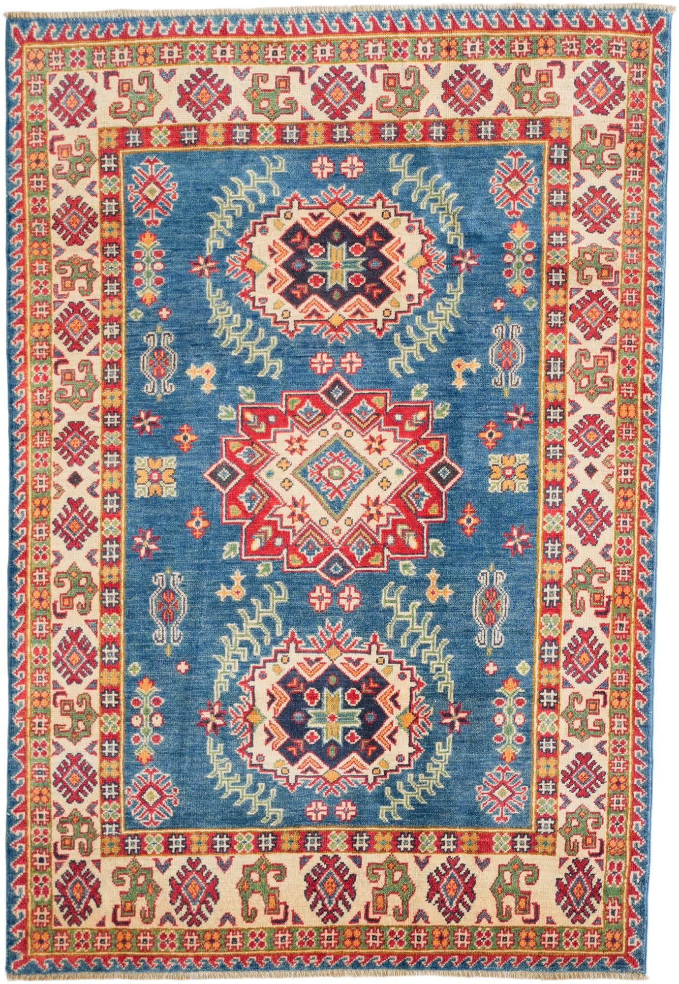4' 2 x 6' Hand Knotted Kazak Rug