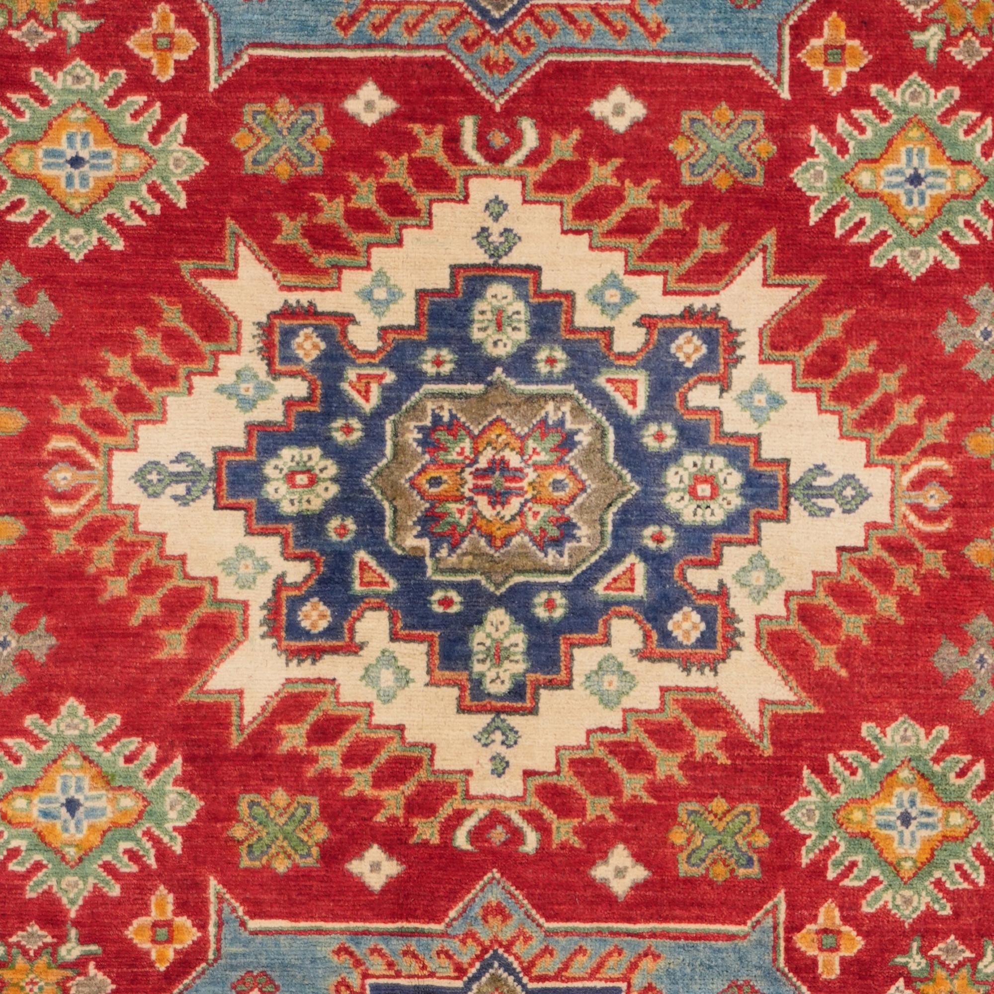 Detail image 10 of 10: 5' 2 x 7' 1 Hand Knotted Kazak Rug