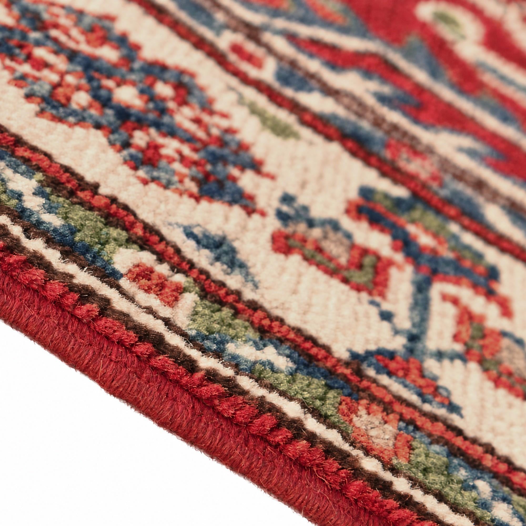 80cm x 125cm Hand Knotted Kazak Rug