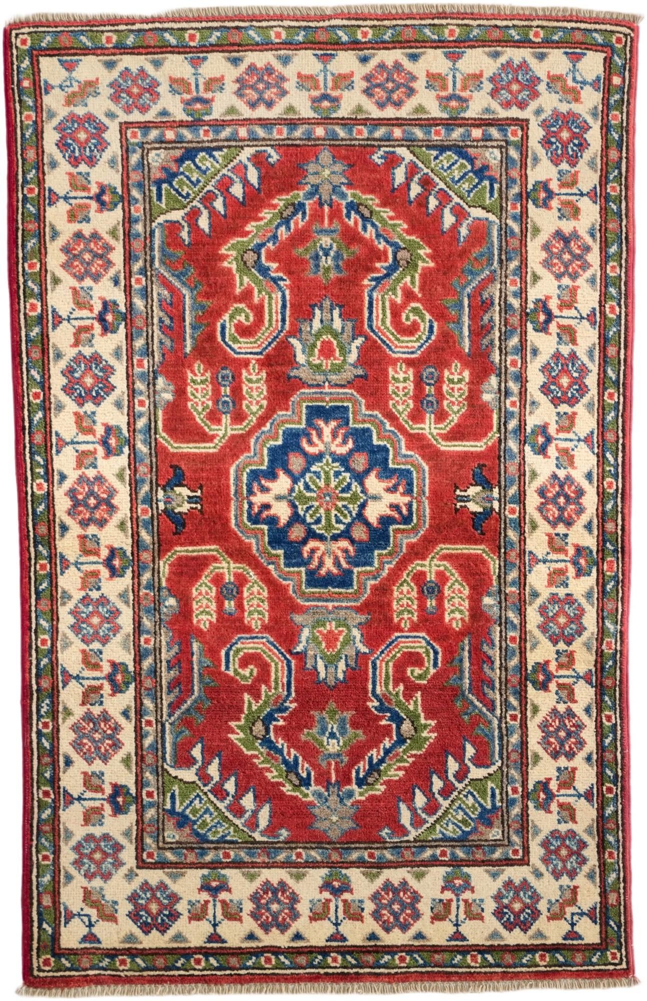 2' 7 x 4' 1 Hand Knotted Kazak Rug