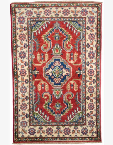 2' 7 x 4' 1 Hand Knotted Kazak Rug