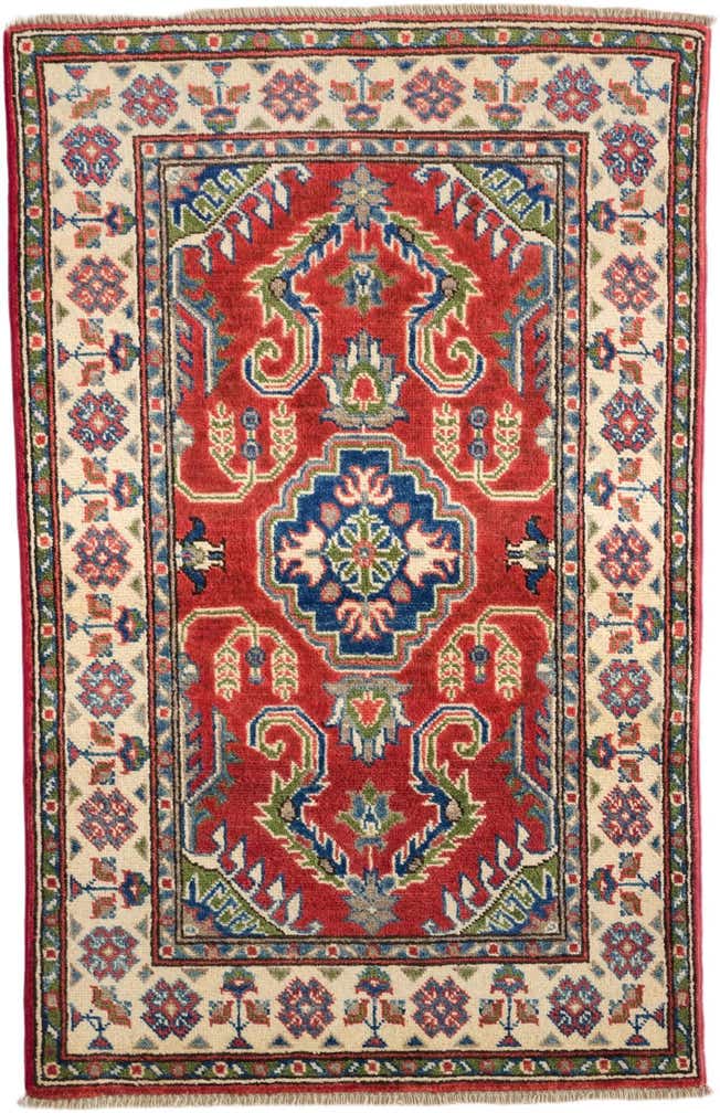 2' 7 x 4' 1 Hand Knotted Kazak Rug