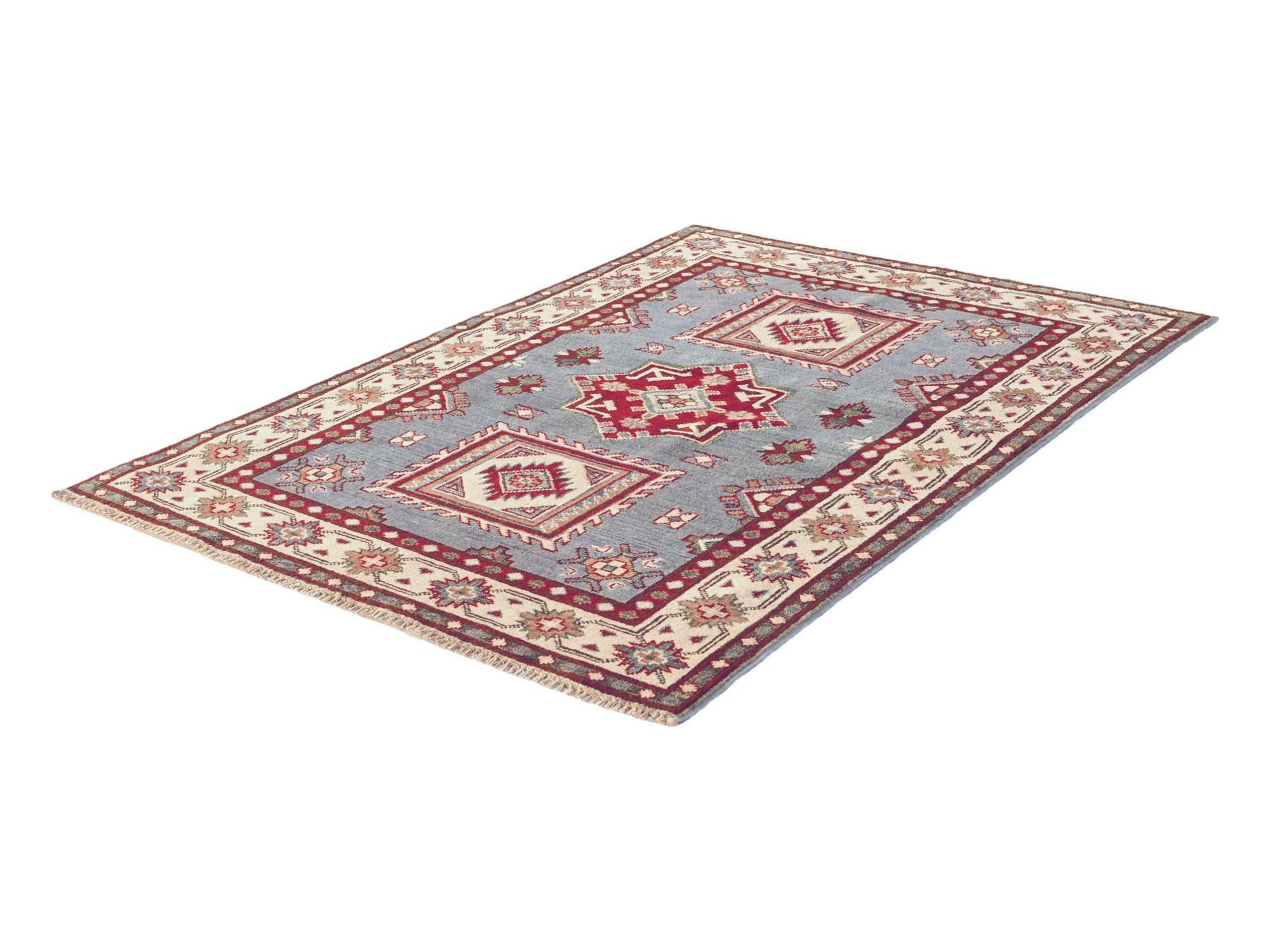 3' 4 x 4' 8 Hand Knotted Kazak Rug