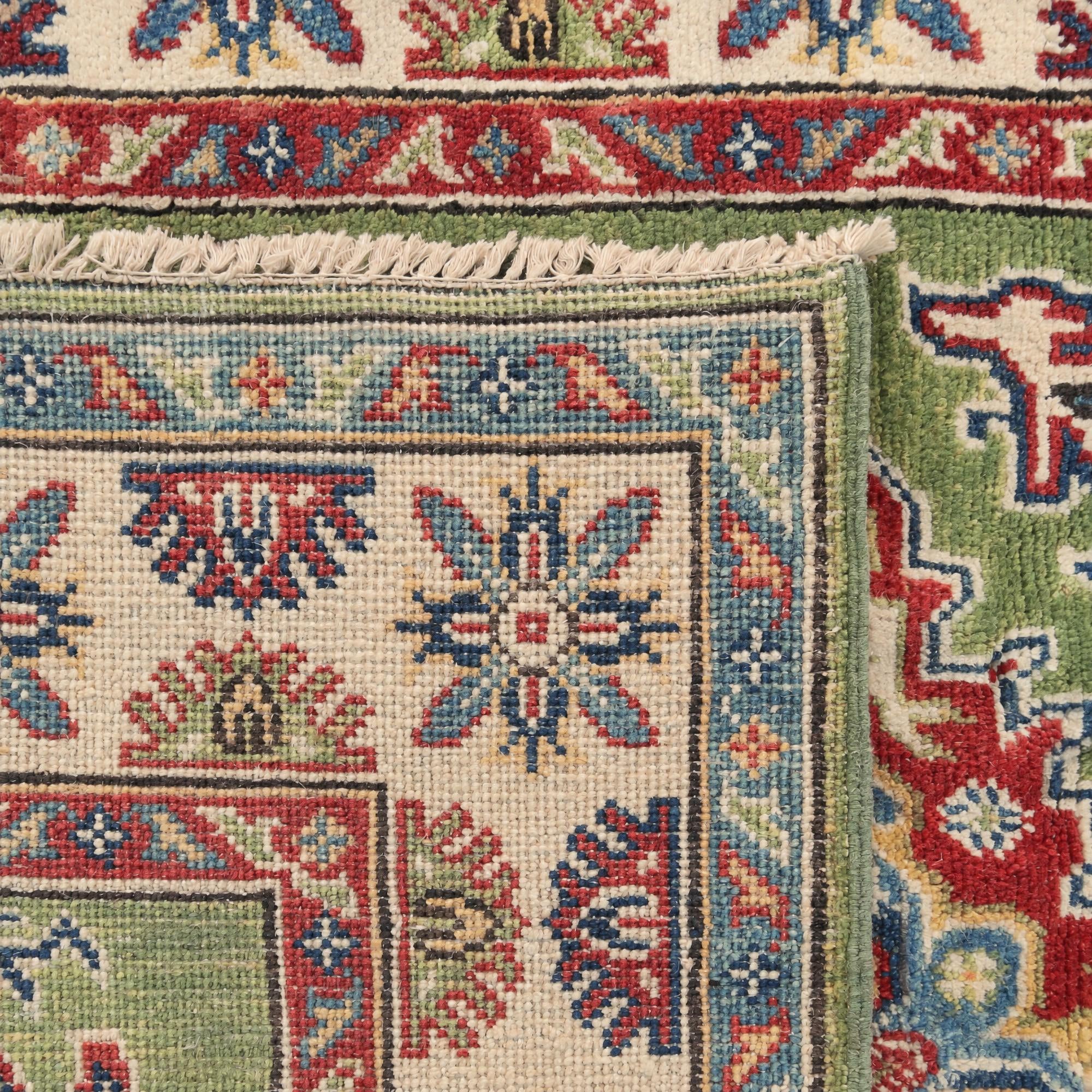 3' 3 x 4' 11 Hand Knotted Kazak Rug