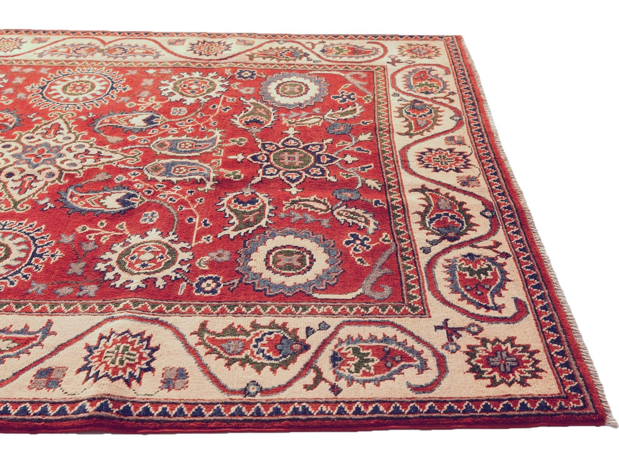 5' x 6' 10 Hand Knotted Kazak Rug