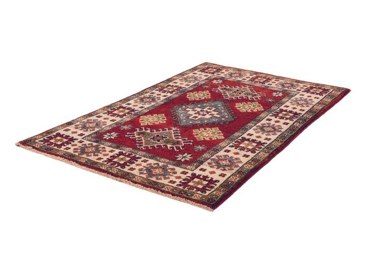 2' 7 x 4' 4 Hand Knotted Kazak Rug