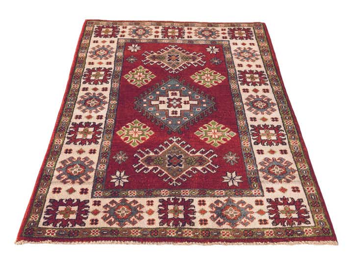 2' 7 x 4' 4 Hand Knotted Kazak Rug