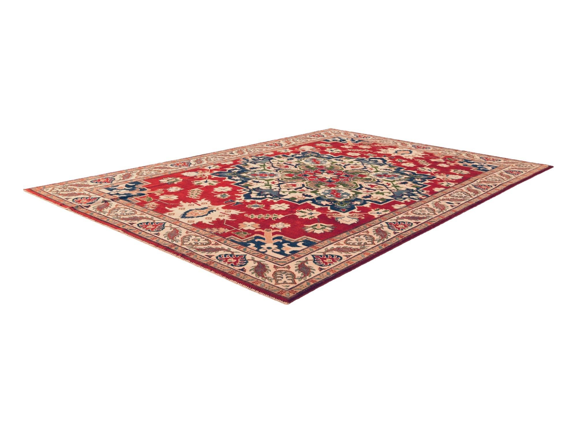 6' 11 x 9' 6 Hand Knotted Kazak Rug