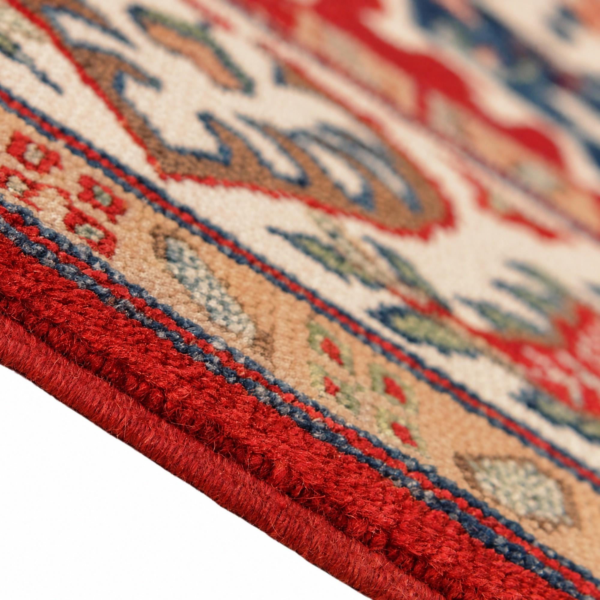 210cm x 290cm Hand Knotted Kazak Rug